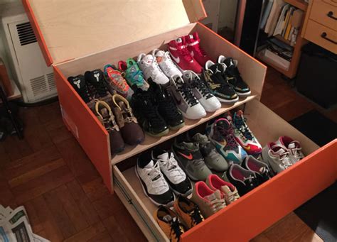 giant nike shoe box storage|massive nike shoe box storage.